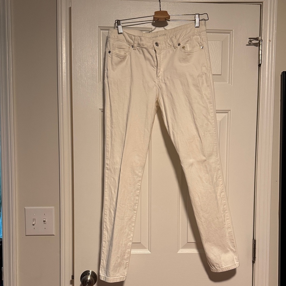 Michael Kors Straight Leg white Jeans